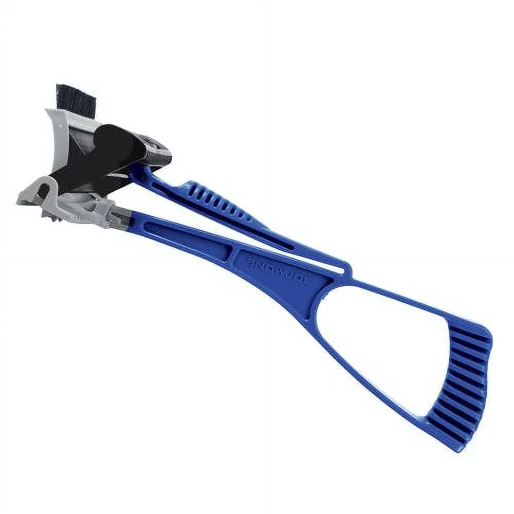 Snow Joe IceDozer Ice & Snow Scraper, Ice Breaking Teeth, Bristle Brush Attachment