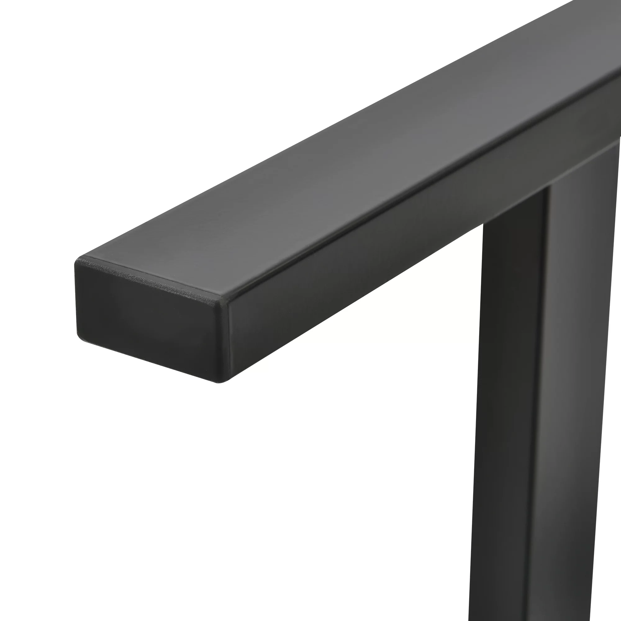 Euroco 5-Piece Dining Set Wood and Metal Pub Table with 4 Bar Stools, Brown