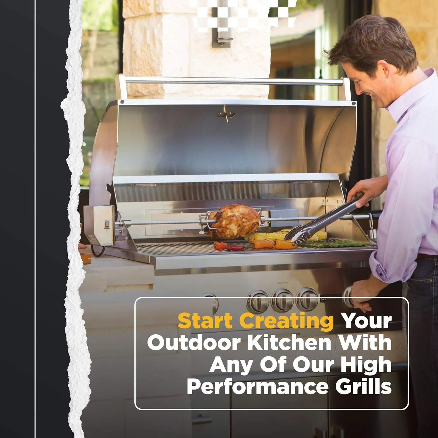 Coyote 15-Inch Built-In Paper Towel Holder - CPTH