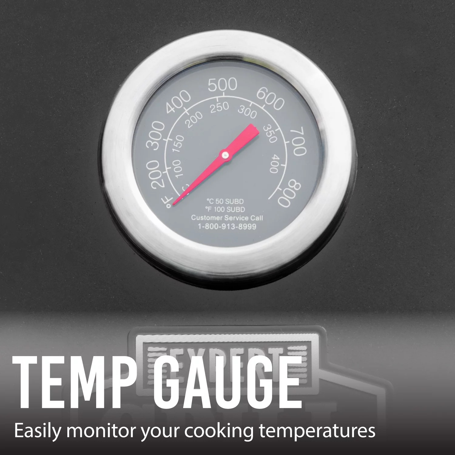 Expert Grill 6 Burner Propane Grill, Black