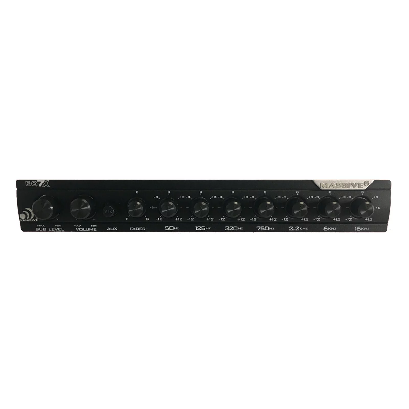 Massive Audio 8V Line Equalizer Drive 7 Band Graphic EQ7X New