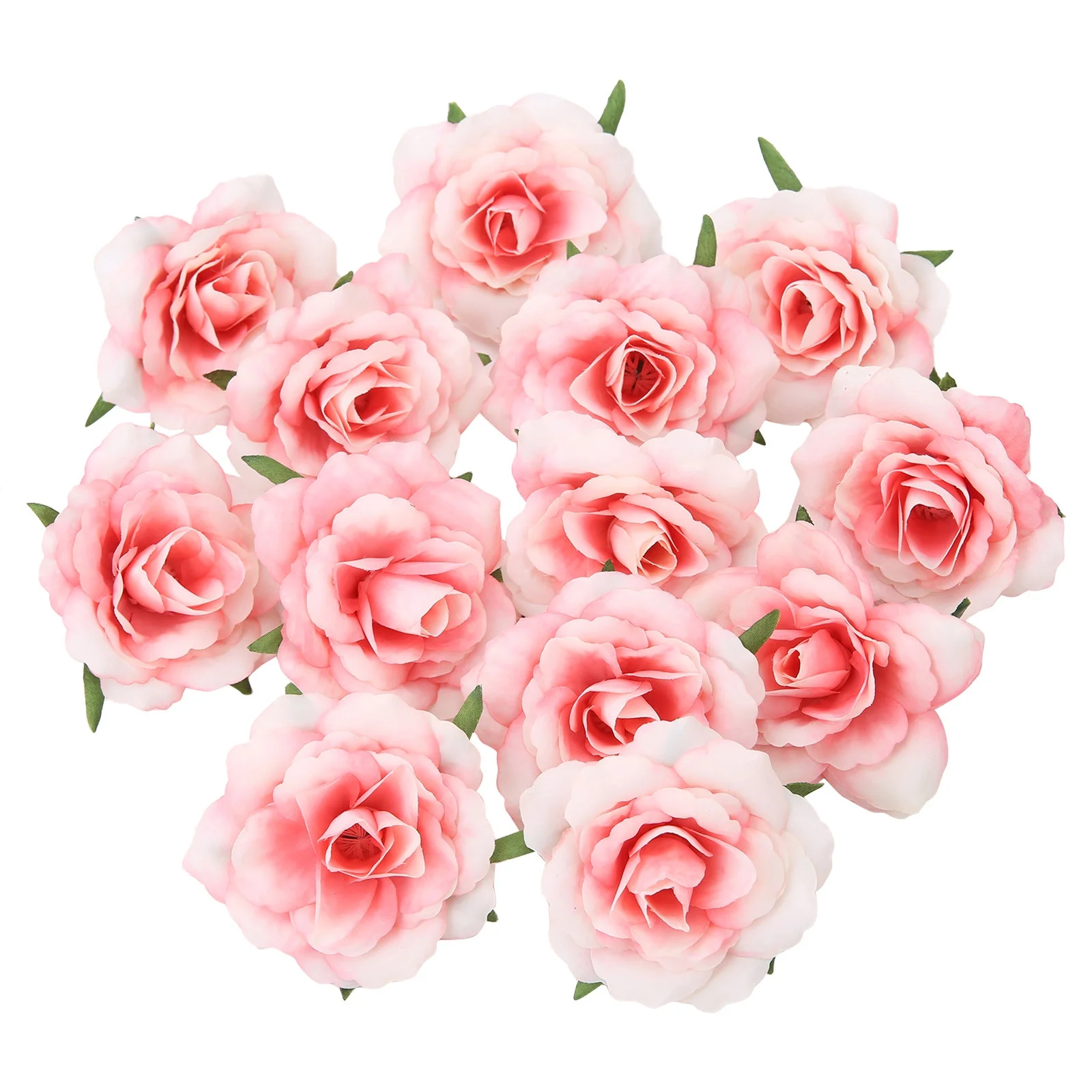 Yeetfub Artificial Silk Rose Flowers Rose Wedding Home Office Decor Silk Cloth Flower Wedding Scenery for Home Office Decoration, Dining Table Centerpiece