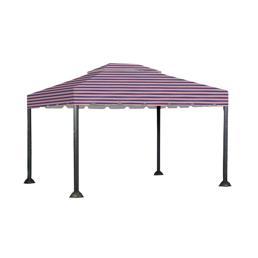 Garden Winds Replacement Canopy Top Cover for the Cabin Style Garden House Gazebo -Standard 350 - Americana