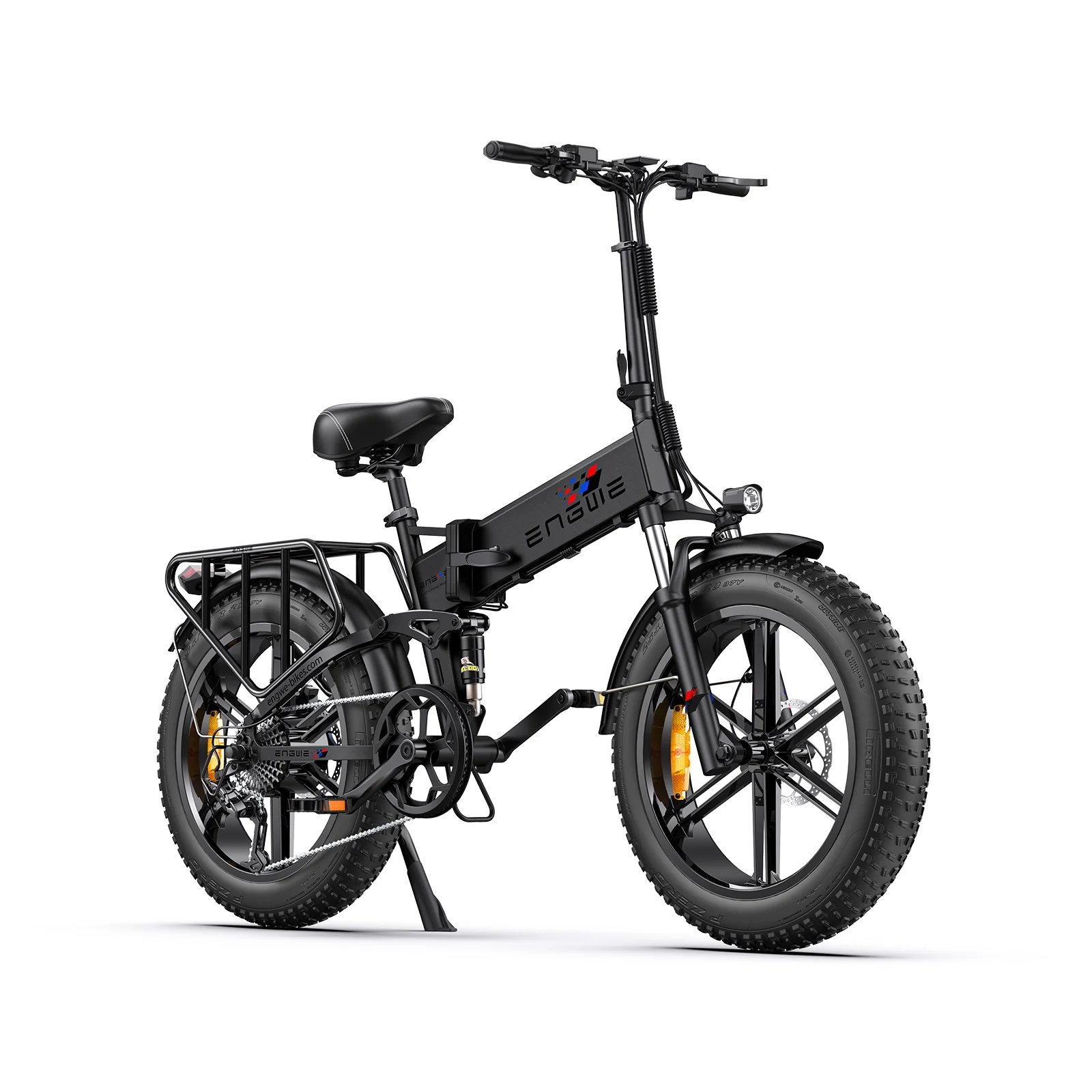 ENGWE Engine Pro,1000W Peak Power; Folding Electric Bicycle for Adults, 55N.M Torque Sensor; 4.0 * 20 