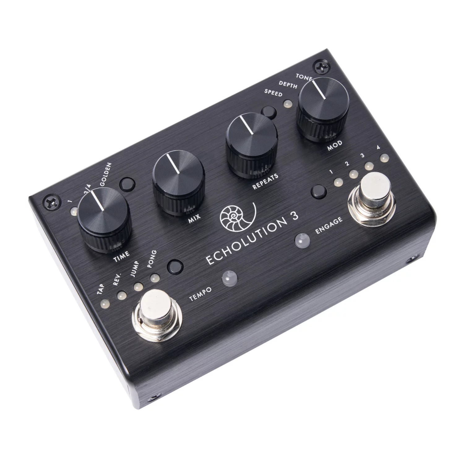 Pigtronix Echolution 3 Delay Effects Pedal Black