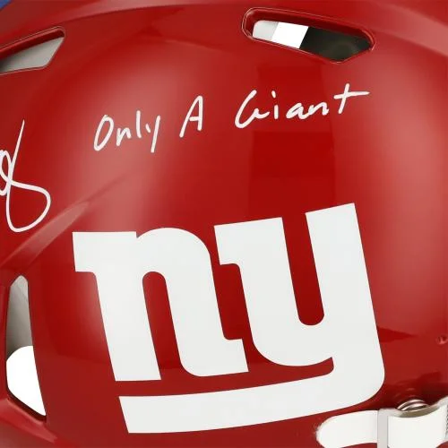 Eli Manning New York Giants Autographed Riddell Flash Speed Authentic Helmet with 