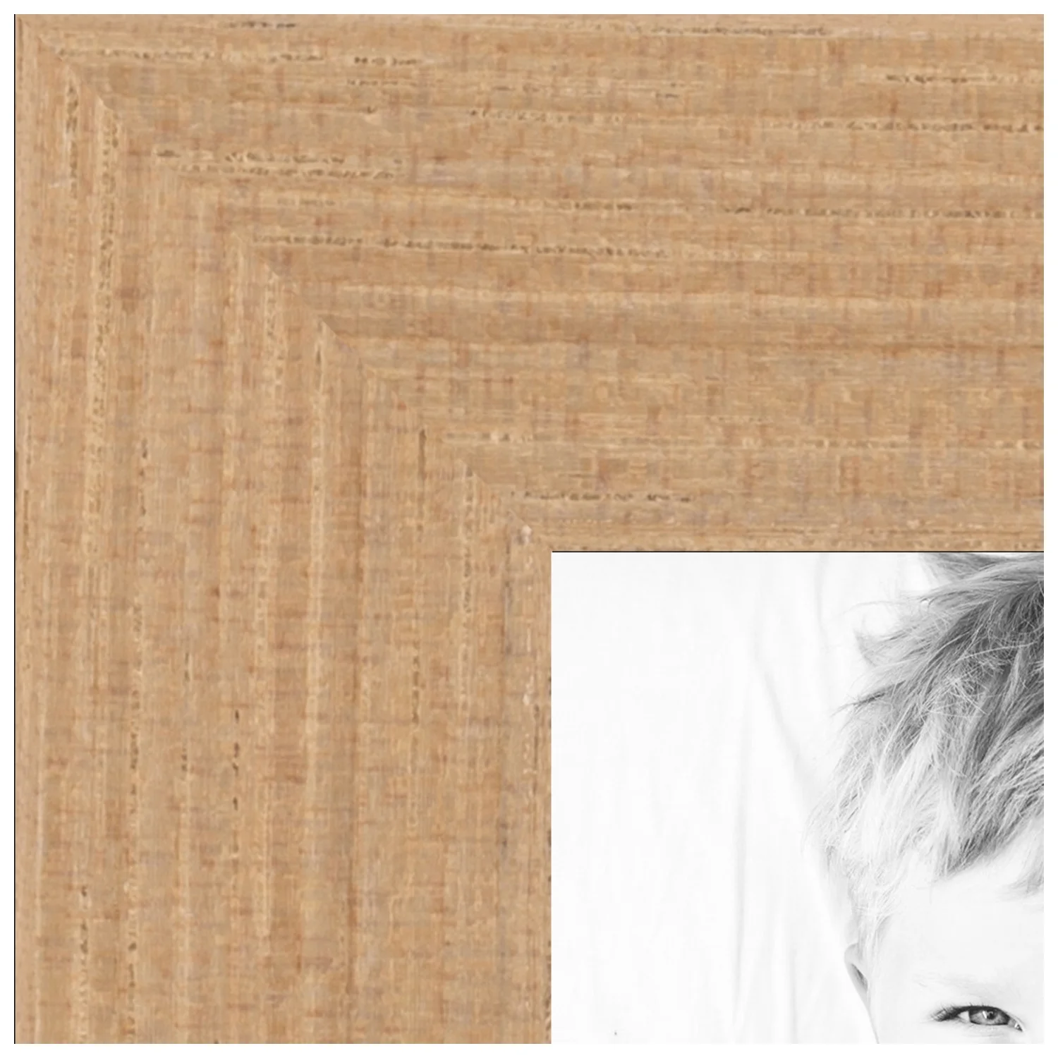 ArtToFrames 21x24 inch Hickory Picture Frame, Brown Wood Poster Frame (4882)