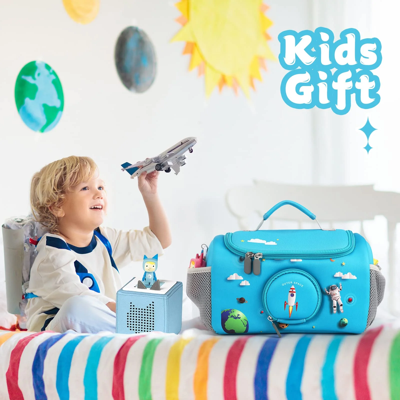 Carrying Case for Toniebox, Tonie Figures, Toniebox Starter Set, Tonies Organizer Travel Carrying Bag for Toniebox