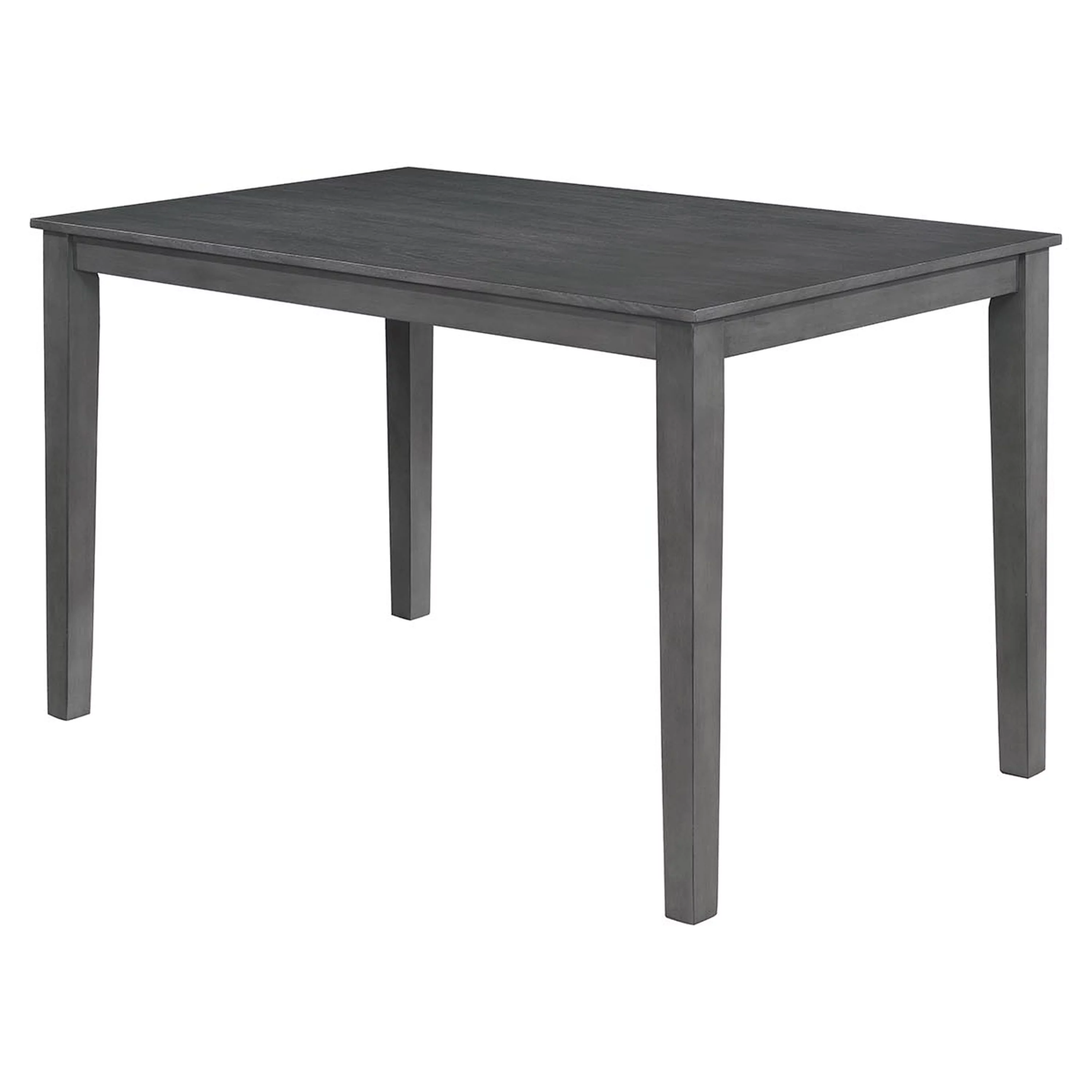 Furniture of America Alyssum 7-piece Dining Set in Weathered Gray Wood Finish, Seats 6