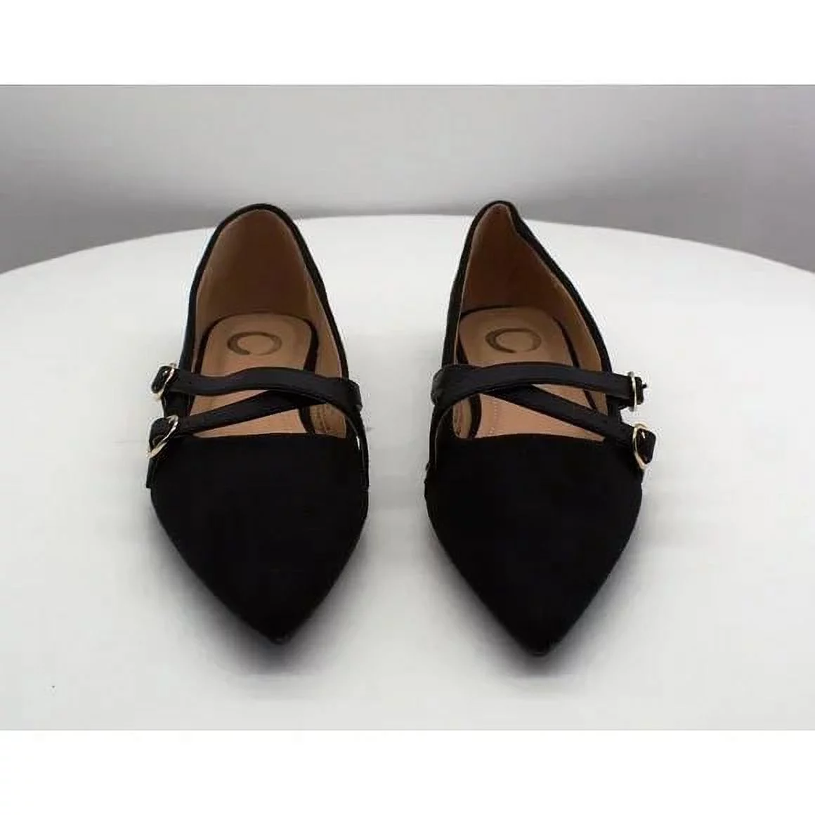 Journee Collection Womens Patricia Slip On Pointed Toe Ballet Flats