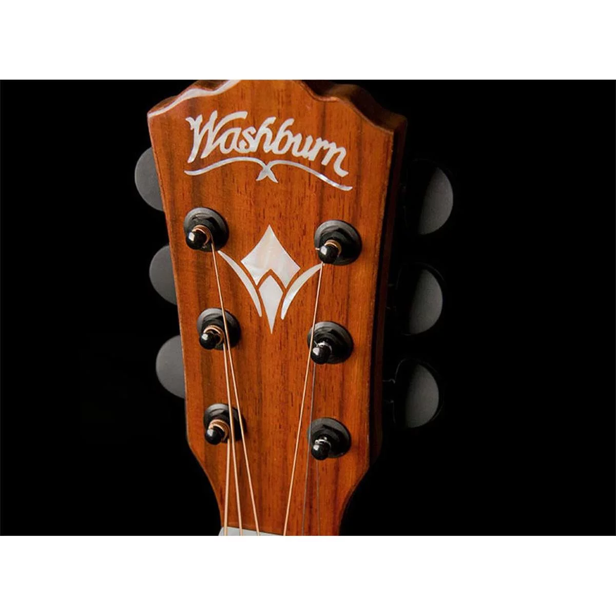 Washburn 6 String Acoustic-Electric Guitar, Natural (WCG55CE-O)