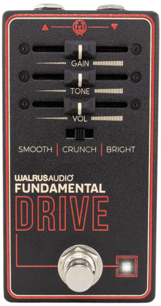 Walrus Audio Fundamental Series Overdrive Effects Pedal Black