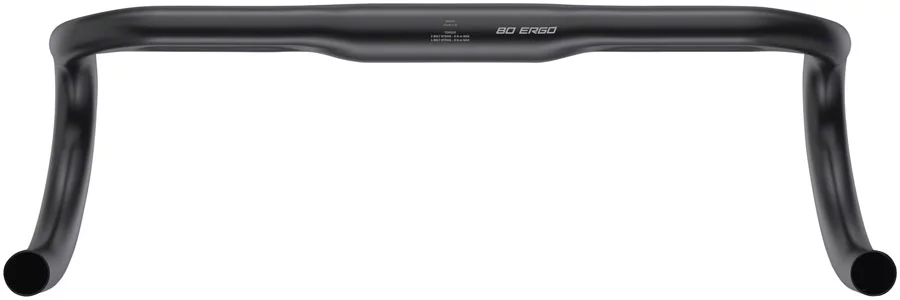 Zipp Service Course 80 Ergo Drop Handlebar 31.8mm 44cm Bead Blast Black Aluminum