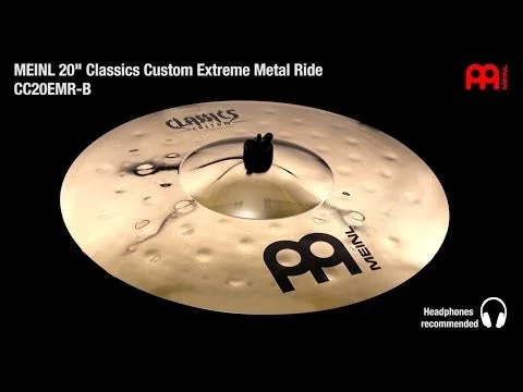 Meinl Cymbals Classics Custom Series Extreme Metal 3-Piece Cymbal Pack