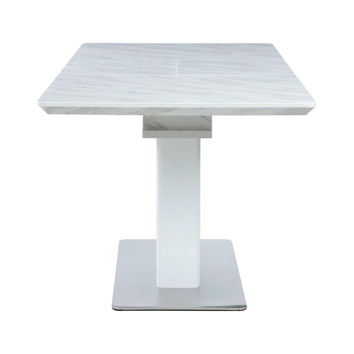 Chintaly Contemporary Extendable Melamine Dining Table