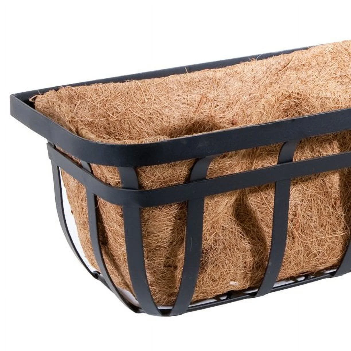 Panacea 88557GT 30 Inch Flat Iron Window Planter Trough Basket - Quantity of 4