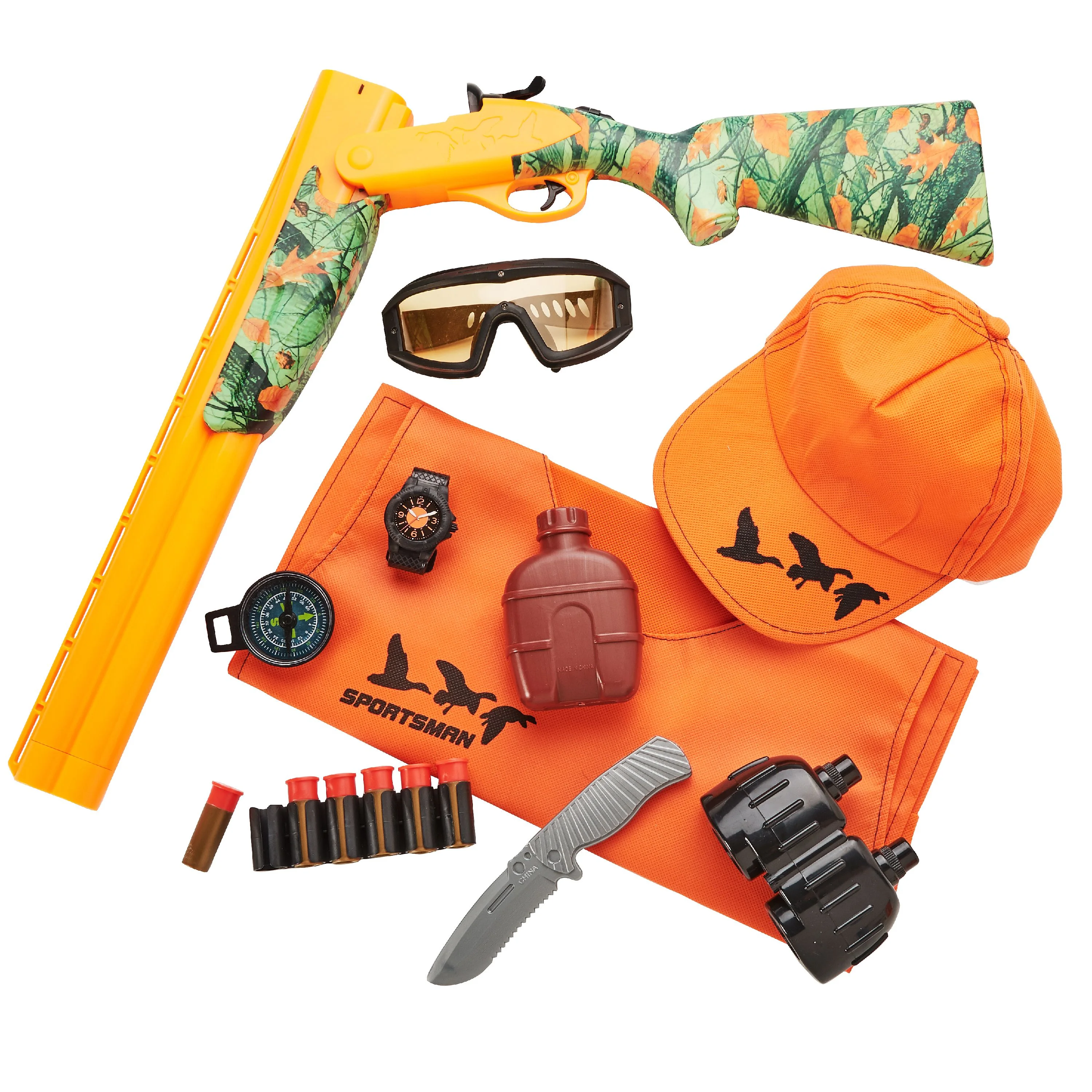 Adventure Force Sportsman Deluxe Action Roleplay Set, 16 Pieces