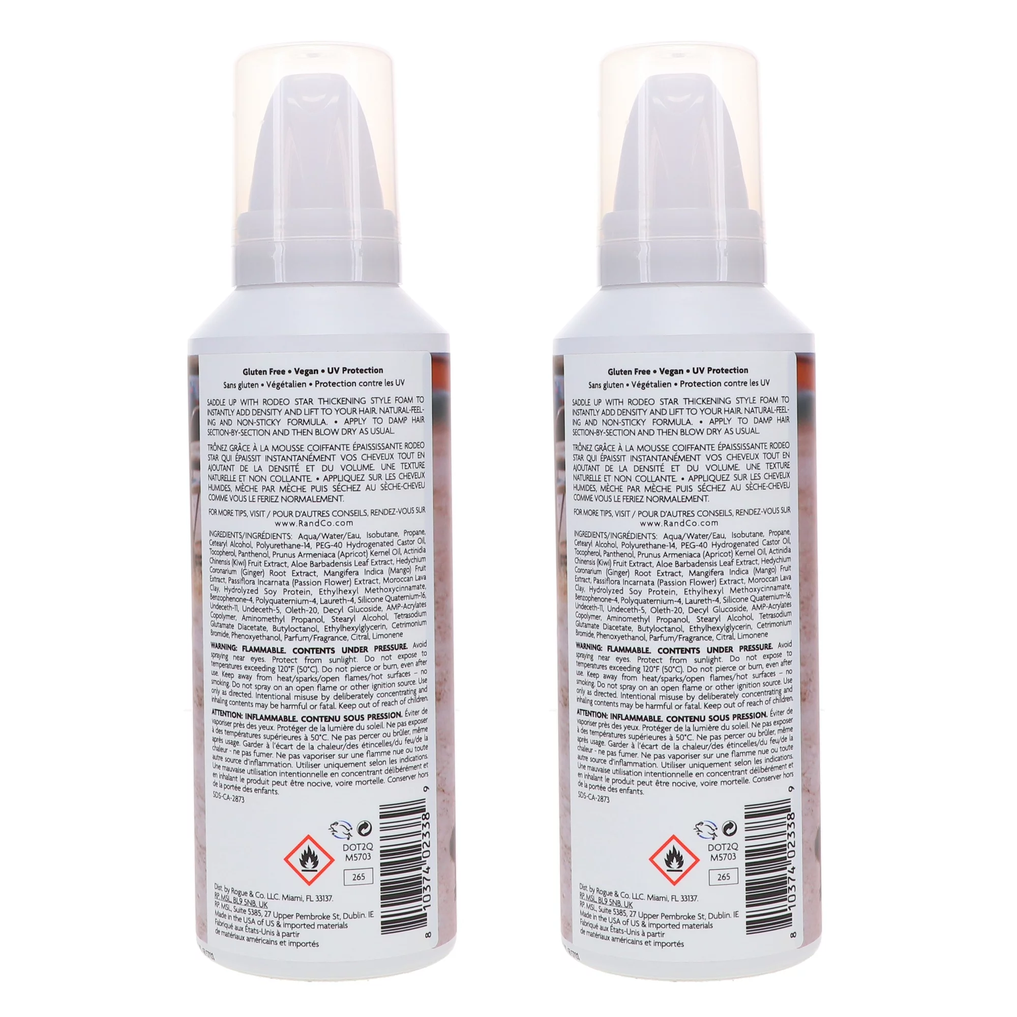 R+CO RODEO STAR Thickening Style Foam 5 oz 2 Pack