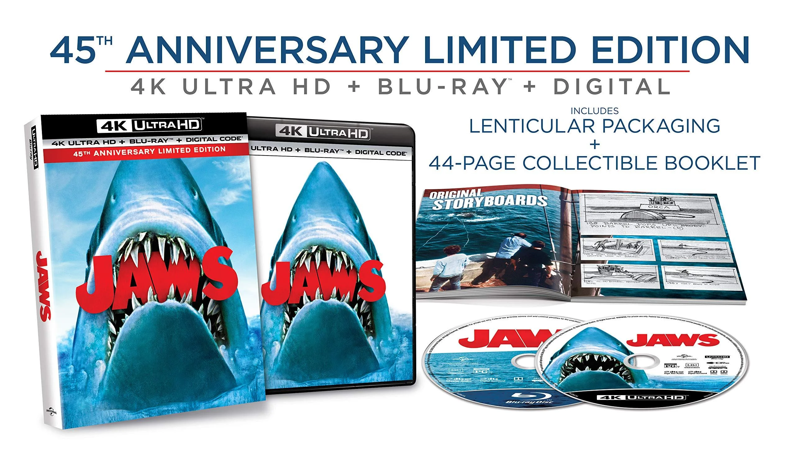 Pre-Owned Jaws (45th Anniversary 4K Ultra HD + Digital) [UHD]