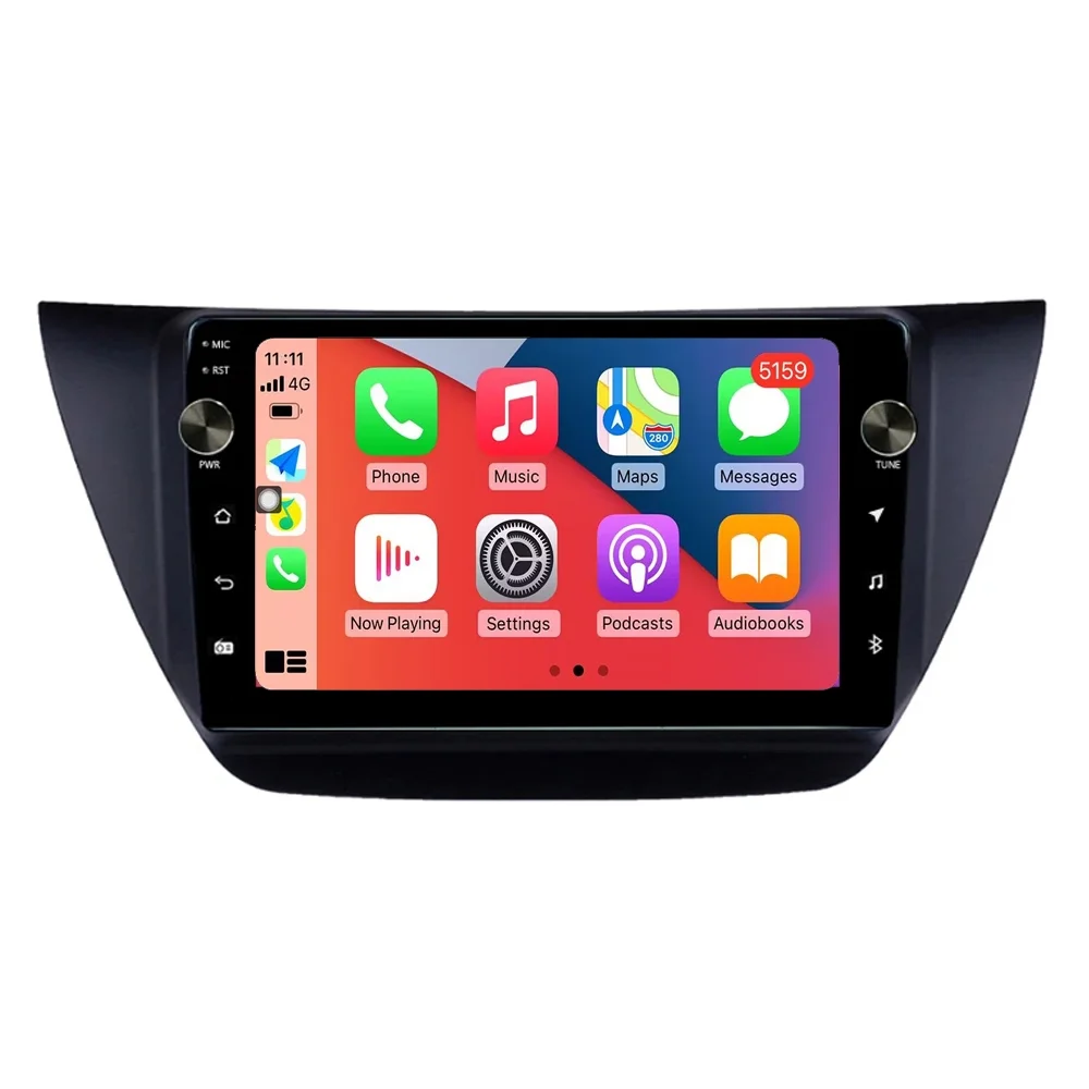 RoverOne Car Stereo CarPlay Android Auto for Mitsubishi Lancer 9 CS 2000 - 2010 GPS Navigation Bluetooth DSP Touch Screen Multimedia Video Player
