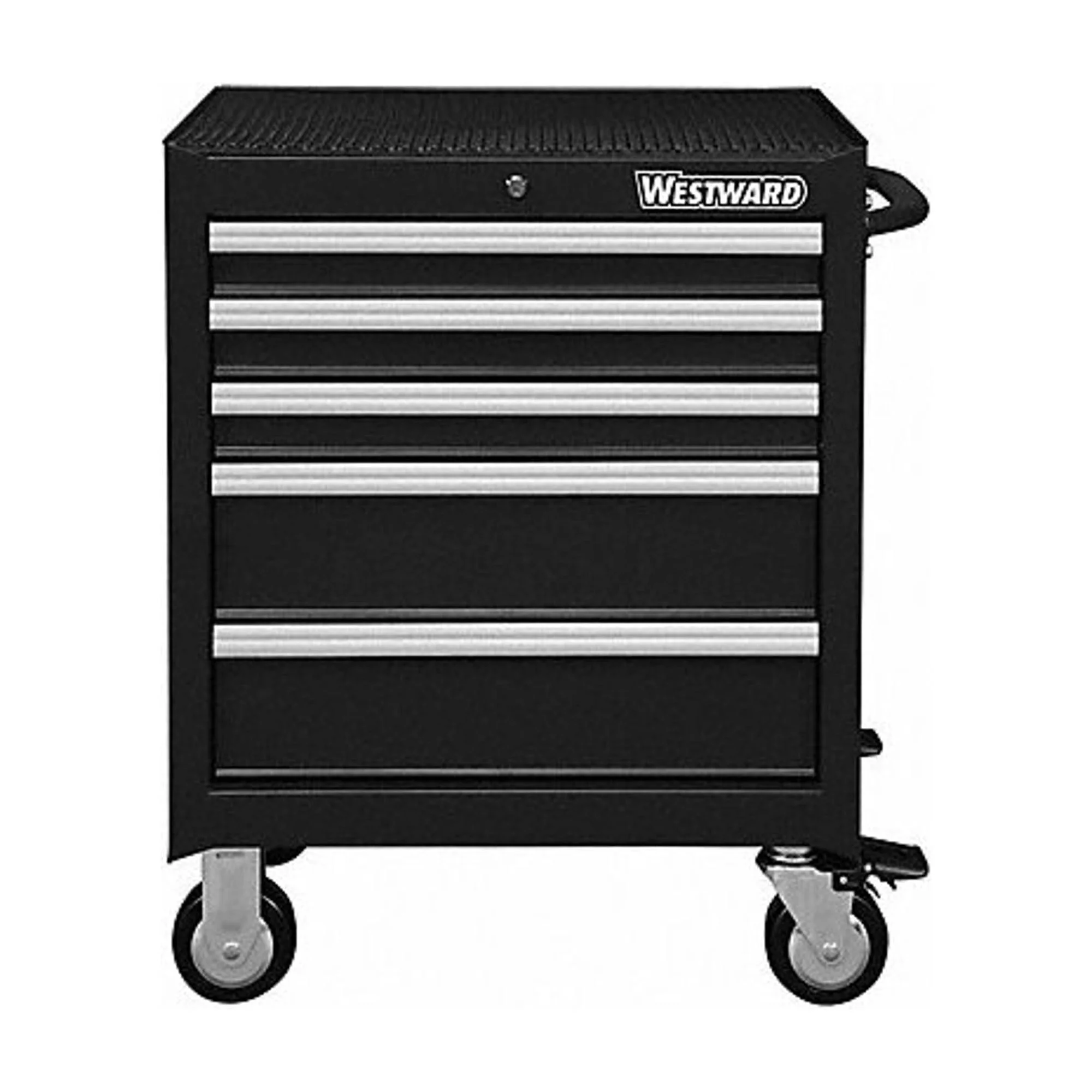 Westward Rolling Tool Cabinet, Black,Heavy Duty 32H895
