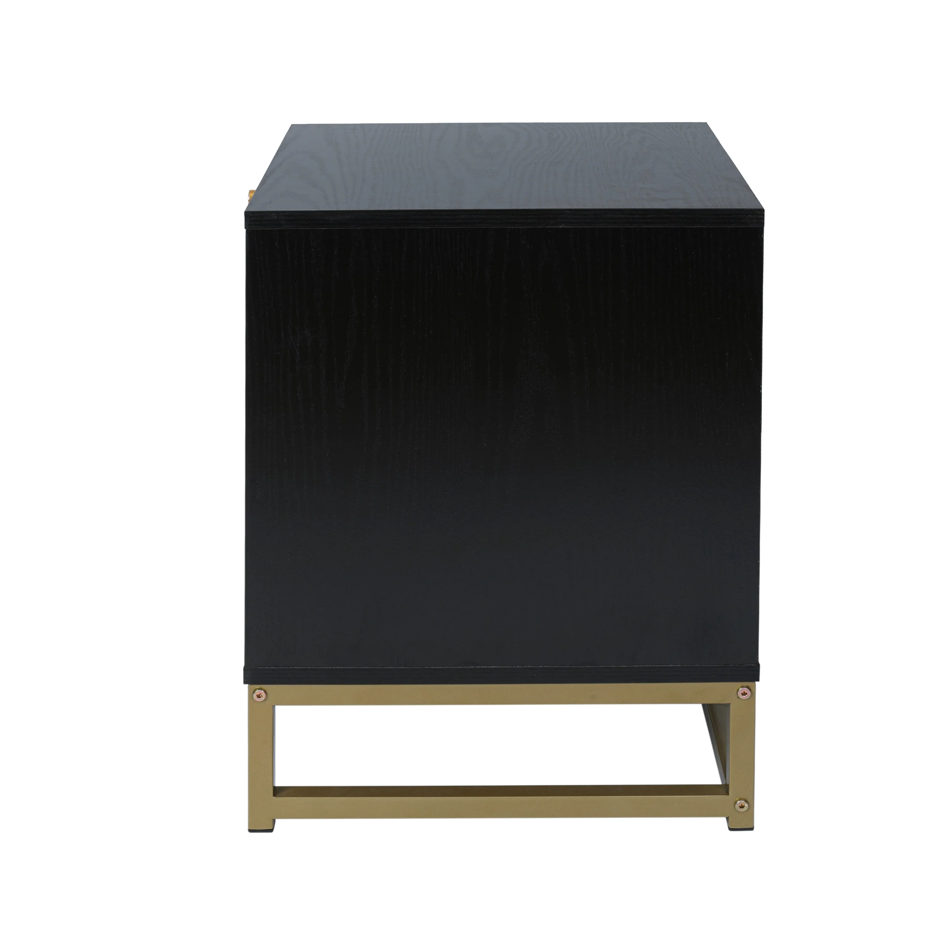Allen 2 Drawer Nightstand - Black