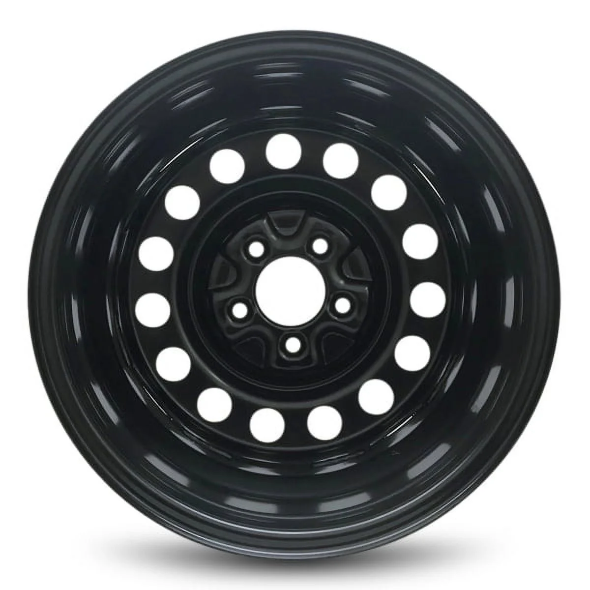 New 16x6.5 inch Wheel for Hyundai Elantra (11-17) Black Painted Steel Rim