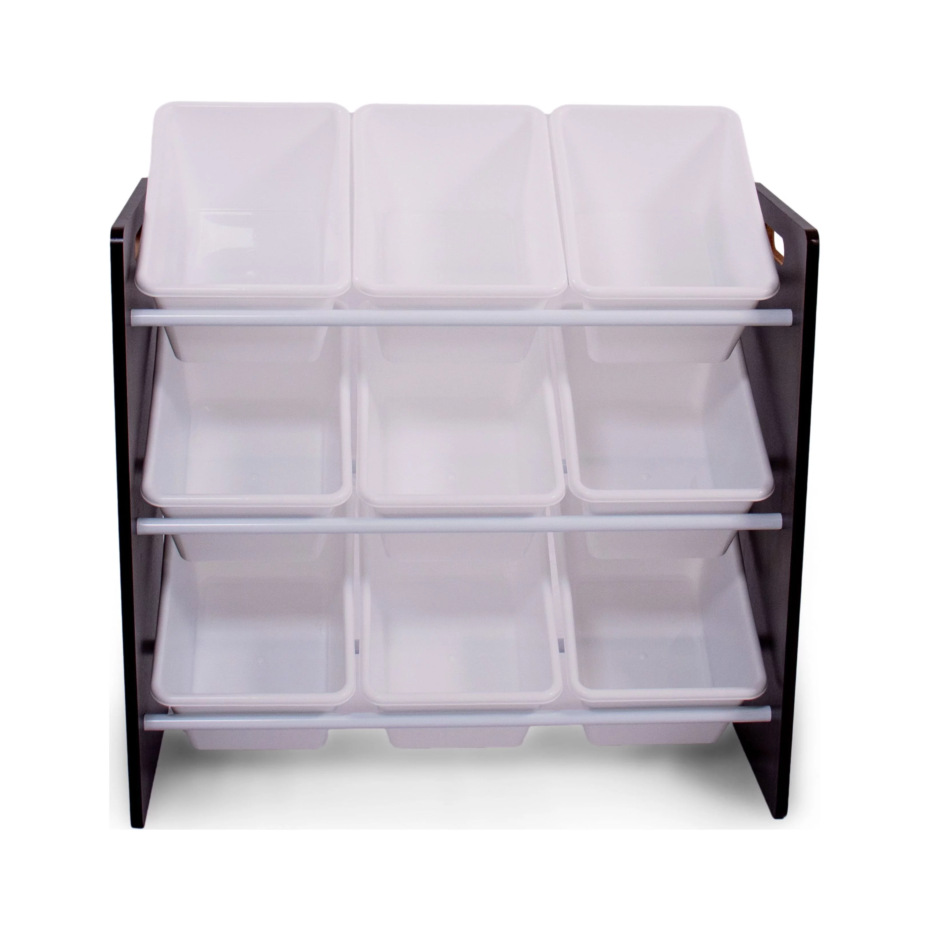 Humble Crew Toy Storage Organizer with 9 Storage Bins, Espresso