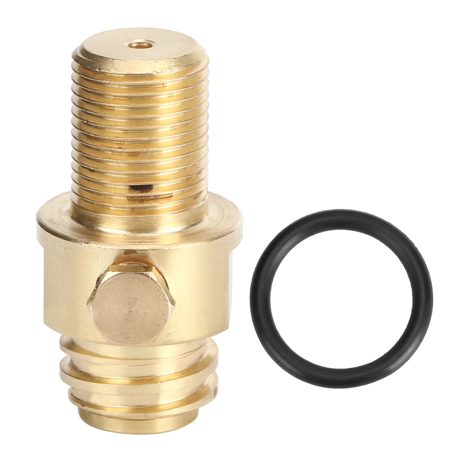 Qukaim C O2 Refill Adapter Soda Cylinder Valve CO2 Refill Adapter Converter M18X1.5 for Sodastream