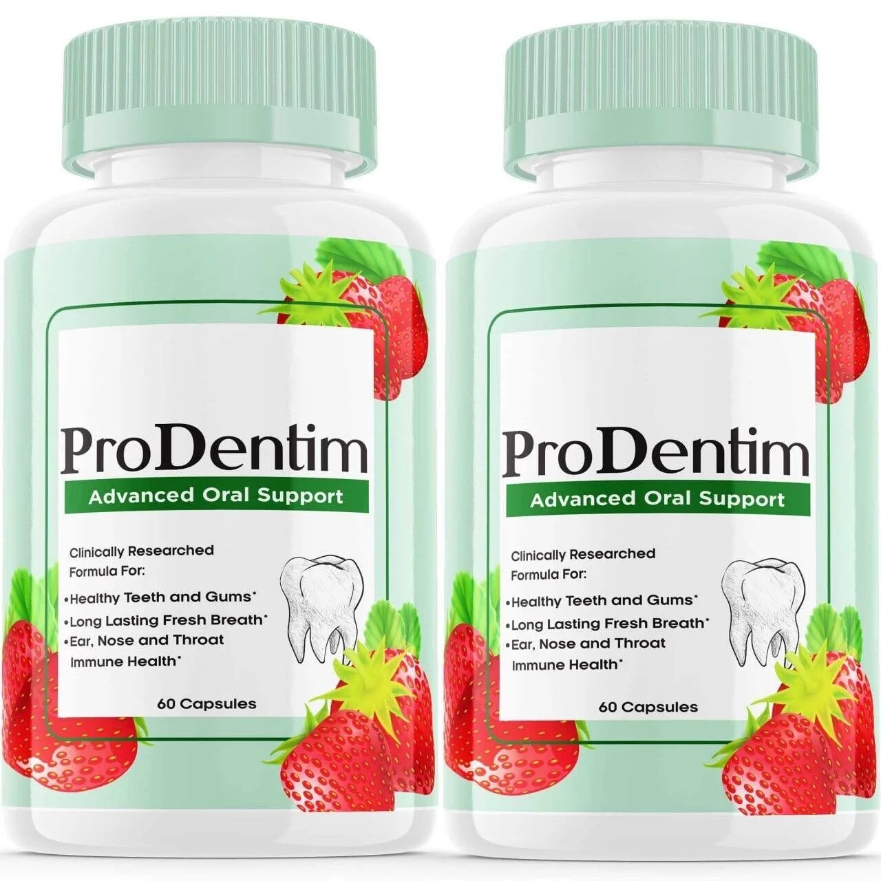 2-Pack Prodentim for Gums and Teeth Health Prodentim Dental Formula 120 Capsules