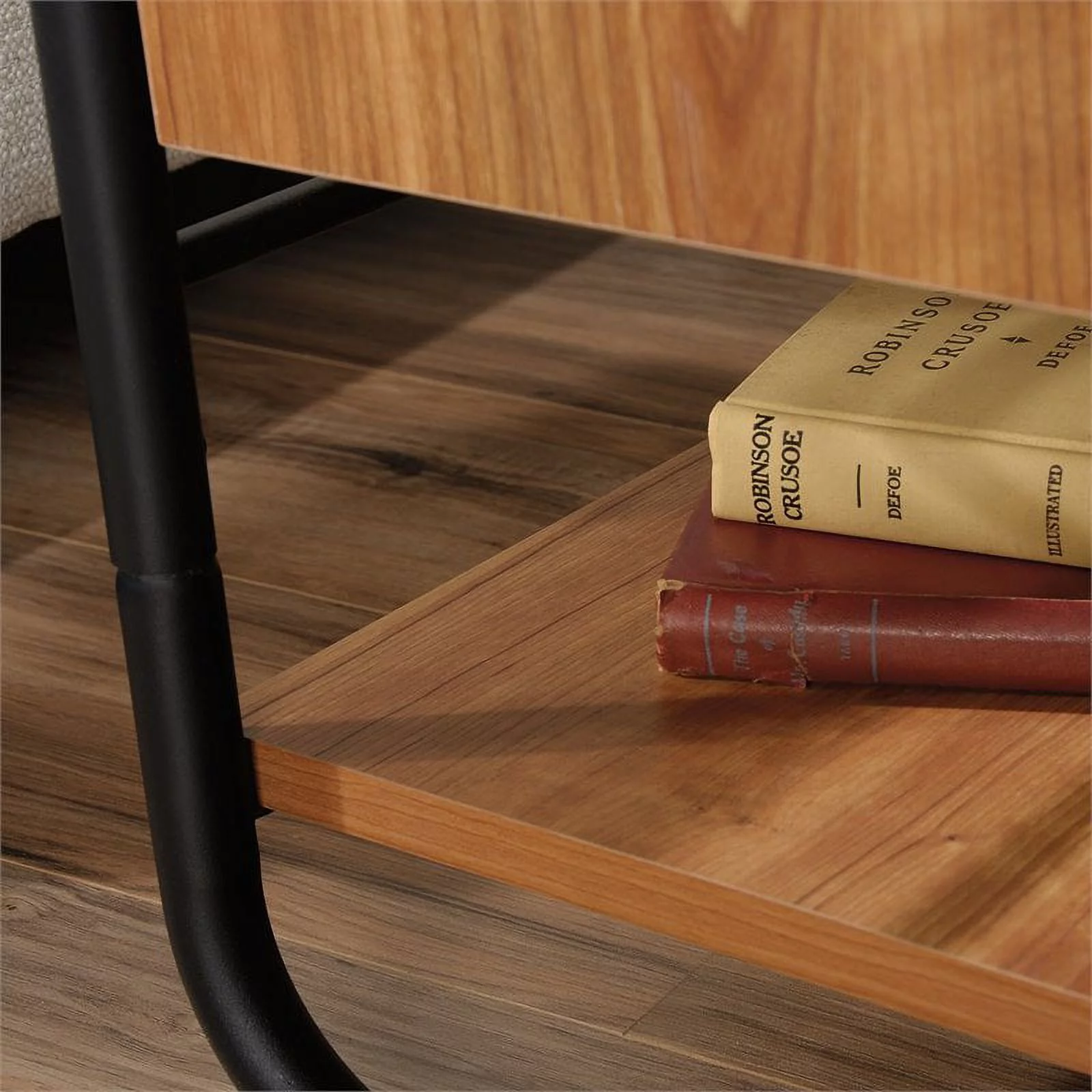 Sauder Union Plain 5-Shelf Open Bookcase, Prairie Cherry Finish