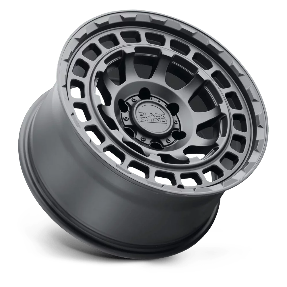 Black Rhino Aluminum Rim CHAMBER 17X8.5in Matte Black Finish, 1785CBR-86135M87