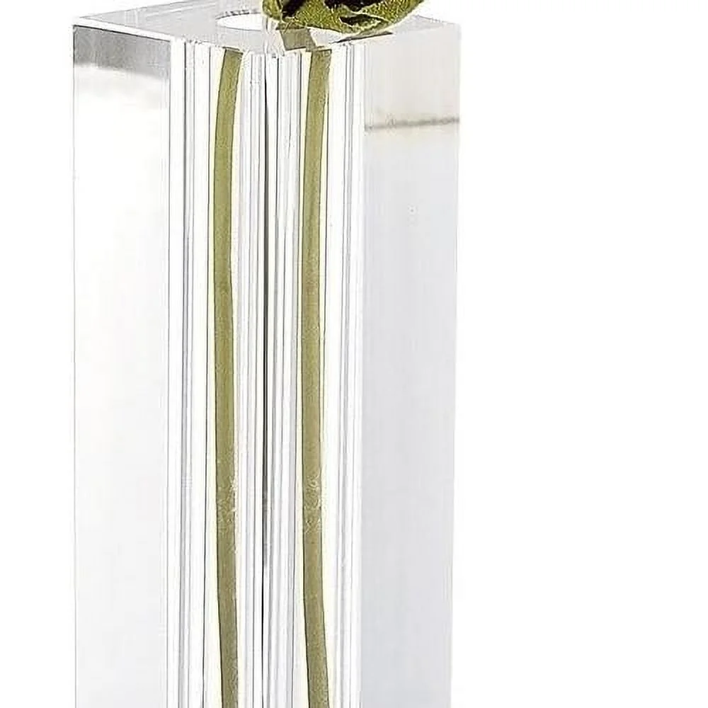 Donovan Crystal Glass Bud Vase - 7.25