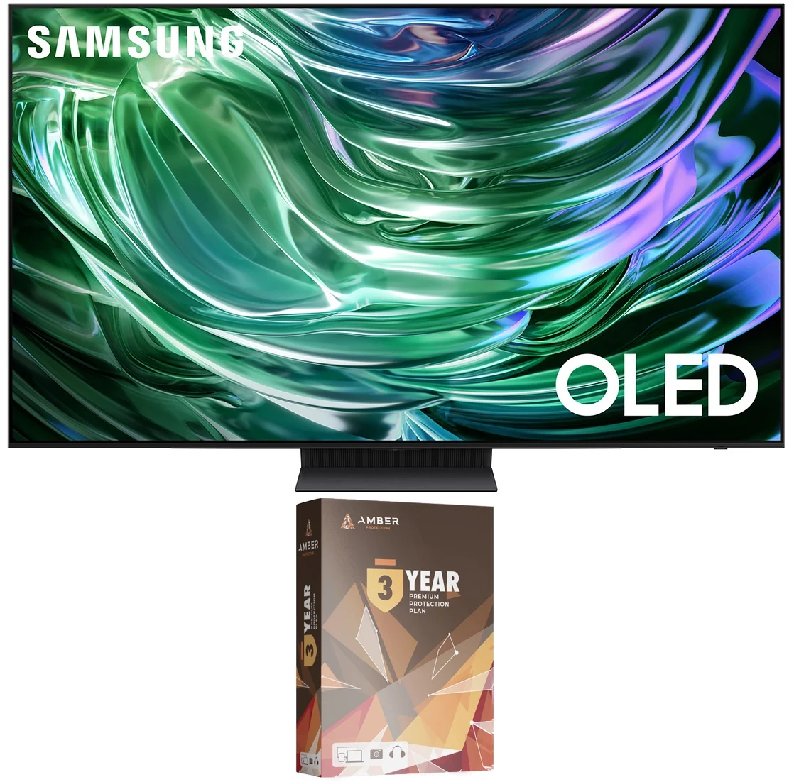 Samsung QN65S90DAFXZA 65 Inch 4K OLED Smart TV with Dolby Atmos and an Additional 3 Year Extended Amber Protection (2024)