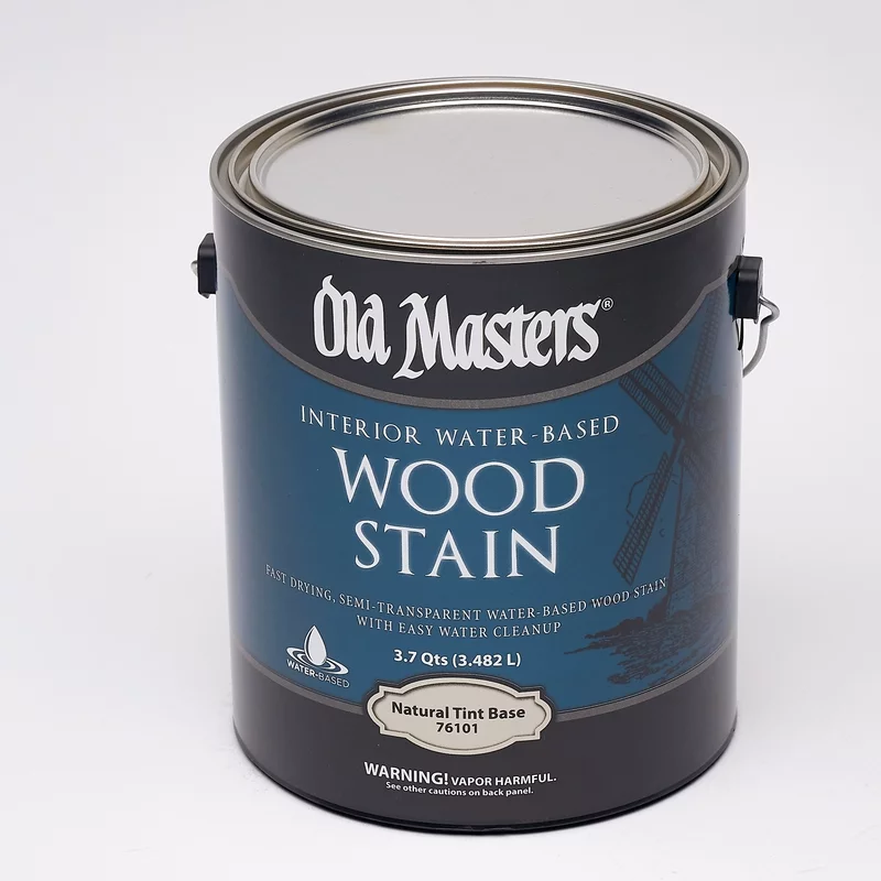 Old Masters Semi-Transparent Natural Tint Water-Based Latex Wood Stain 1 gal