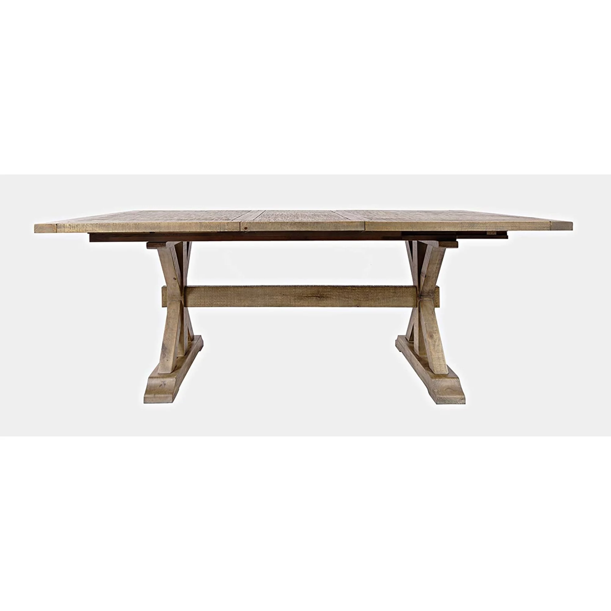 Jofran Carlyle Crossing Modern Rustic Solid Wood Extension 78