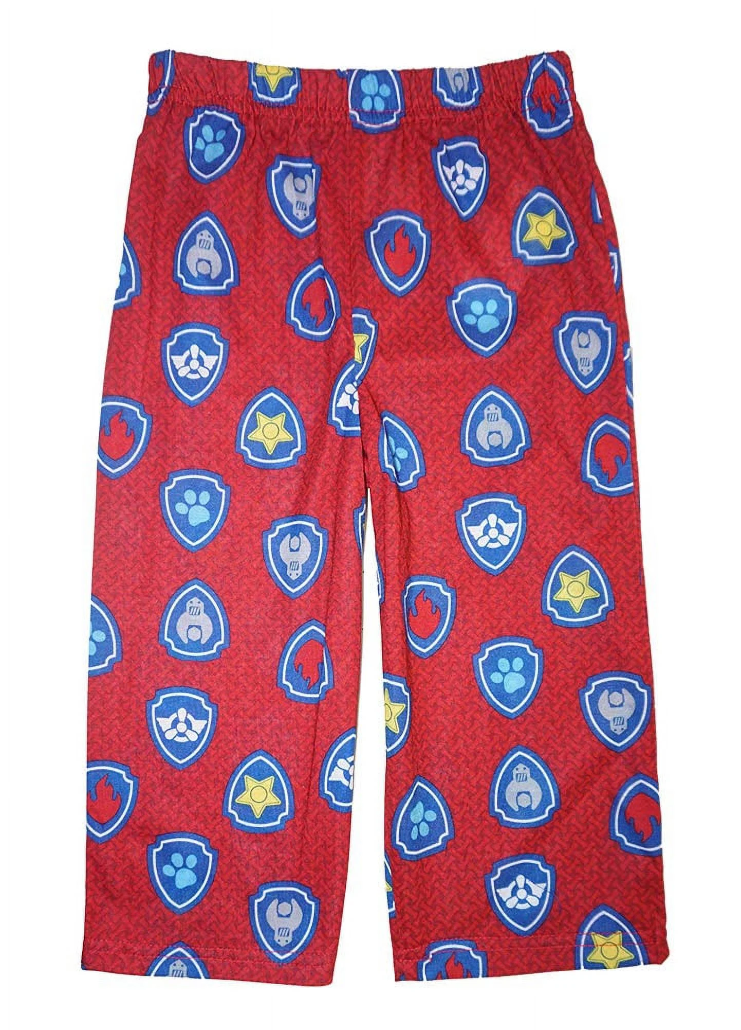 Paw Patrol Little Boy's Toddler Three-Piece Pajama Set, Red, 2T