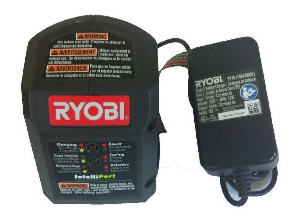 Ryobi P116 - 18v One+ 10hr Dual Chemistry Charger # 140158001