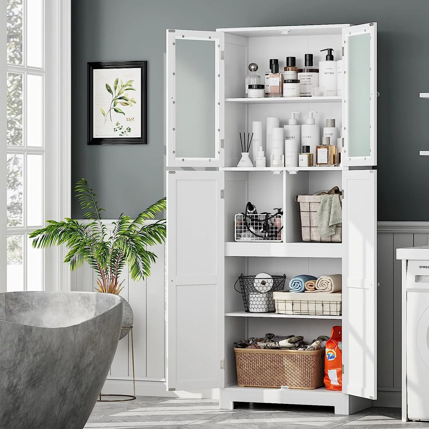 Bathroom Storage Cabinet, 67