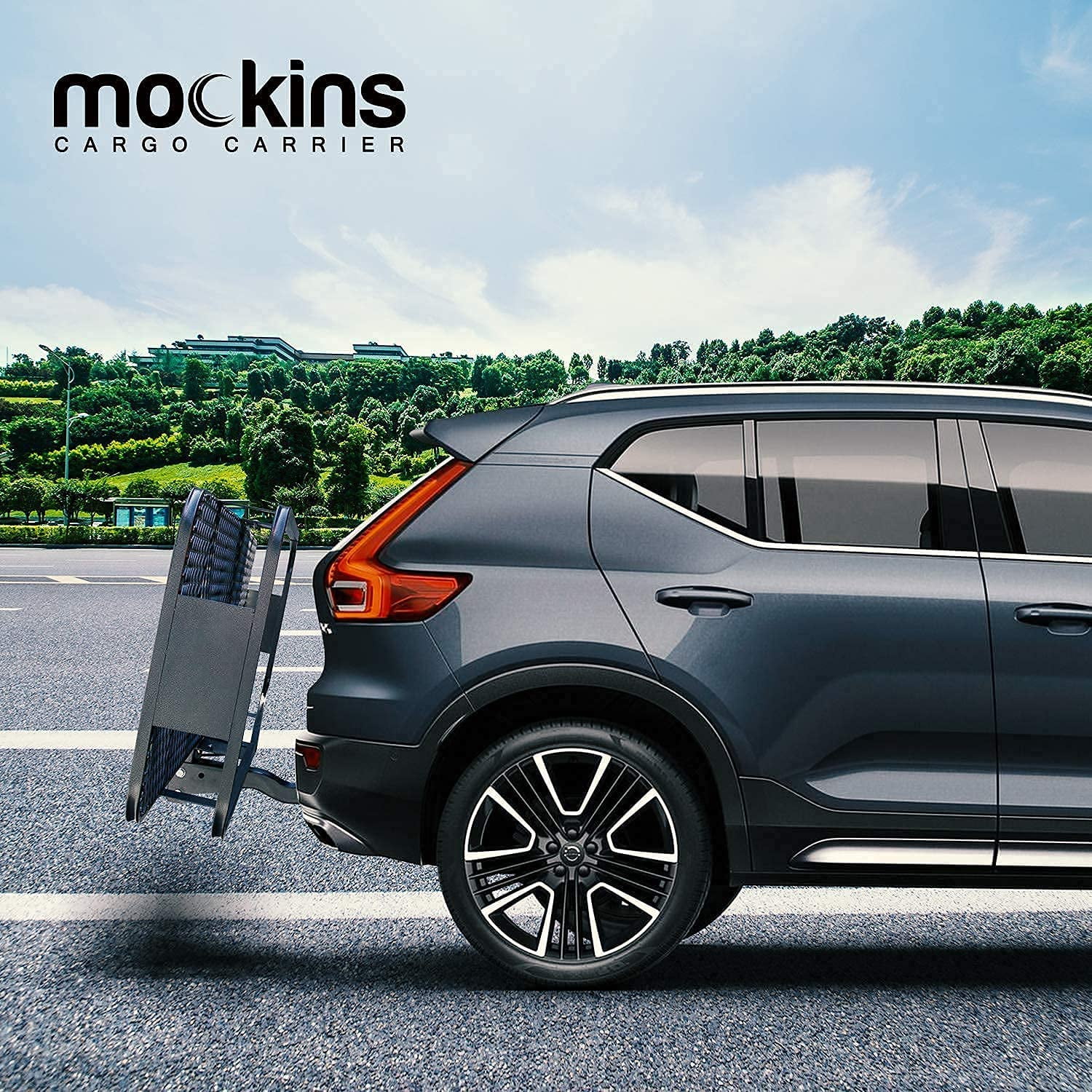 Mockins MACCBS30 Universal Hitch Mount Cargo Luggage Carrier 500 lbs. 60
