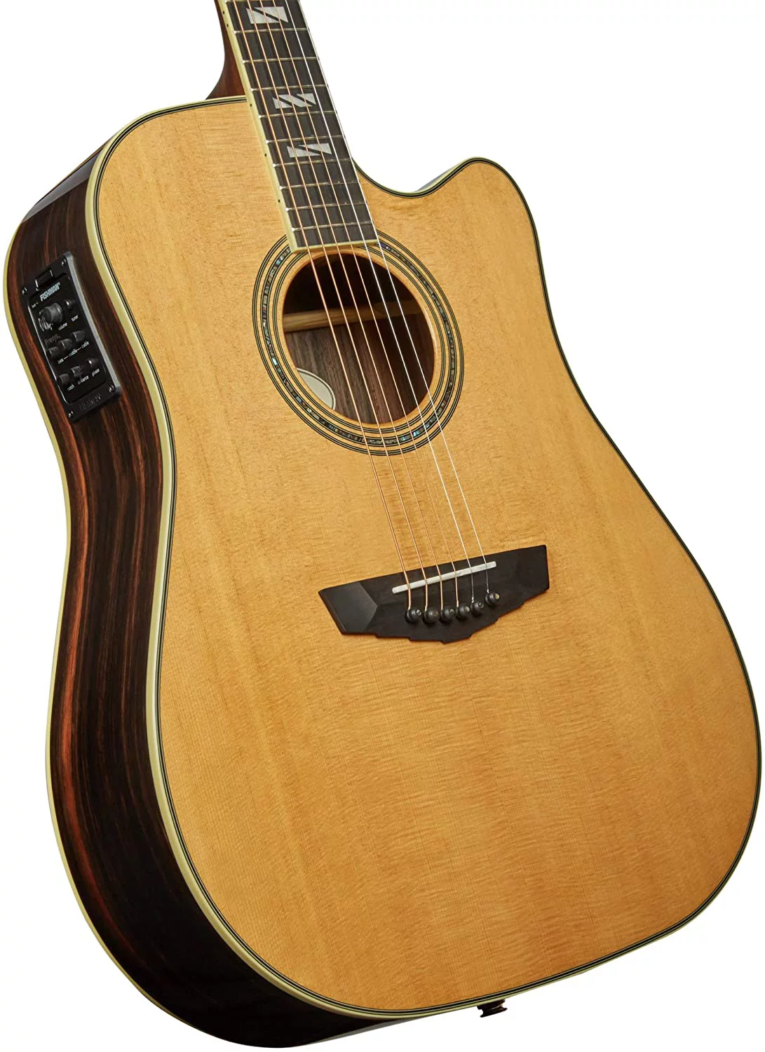 D'Angelico Excel Bowery Acoustic-Electric Guitar, Vintage Natural