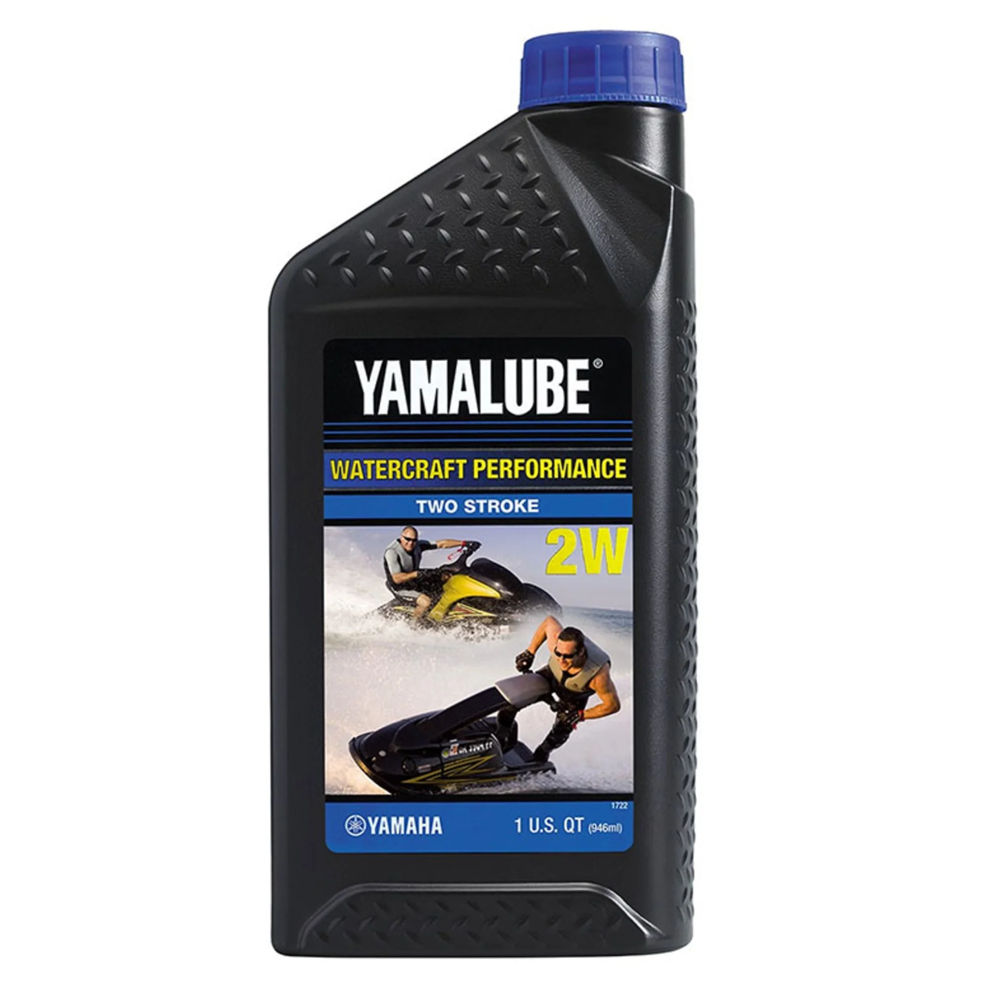 Yamaha New OEM Yamalube 2W Watercraft 2-Stroke Engine Oil, LUB-2STRK-W1-12
