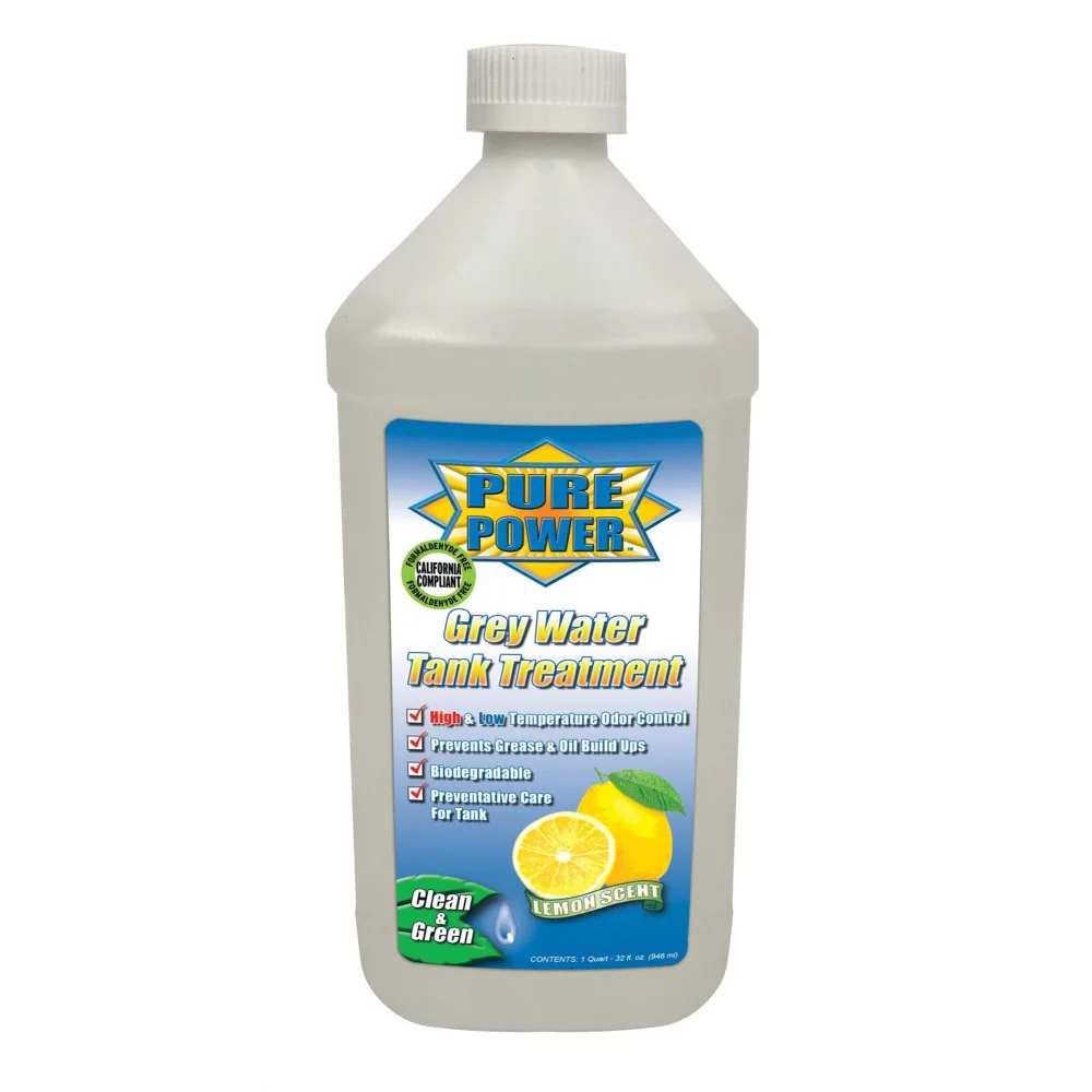 Valterra V23400 Pure Power Gray Water Tank  Treatment - 32 oz., Lemon Scent