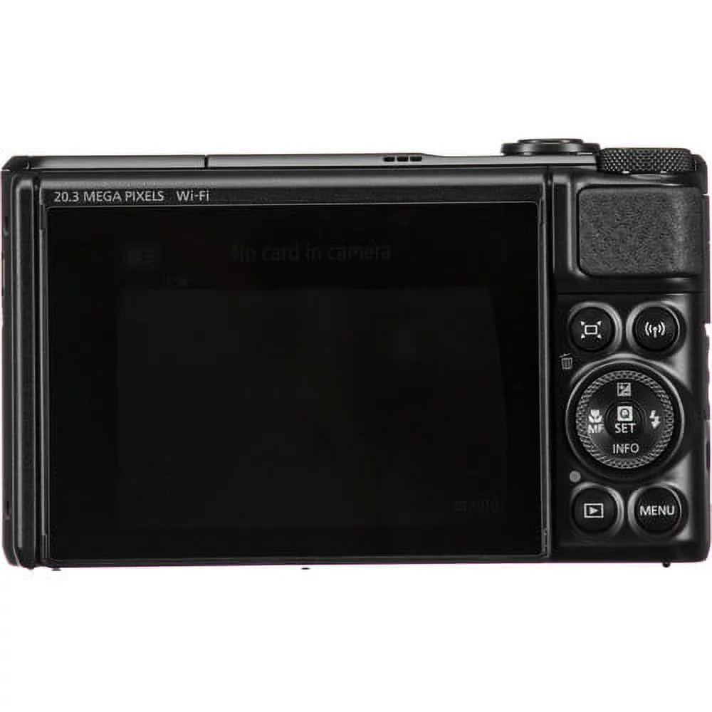 Canon PowerShot SX740 HS 20.3MP 40x Optical Zoom Digital Camera with 4K Video - Black+Buzz-Photo Kit