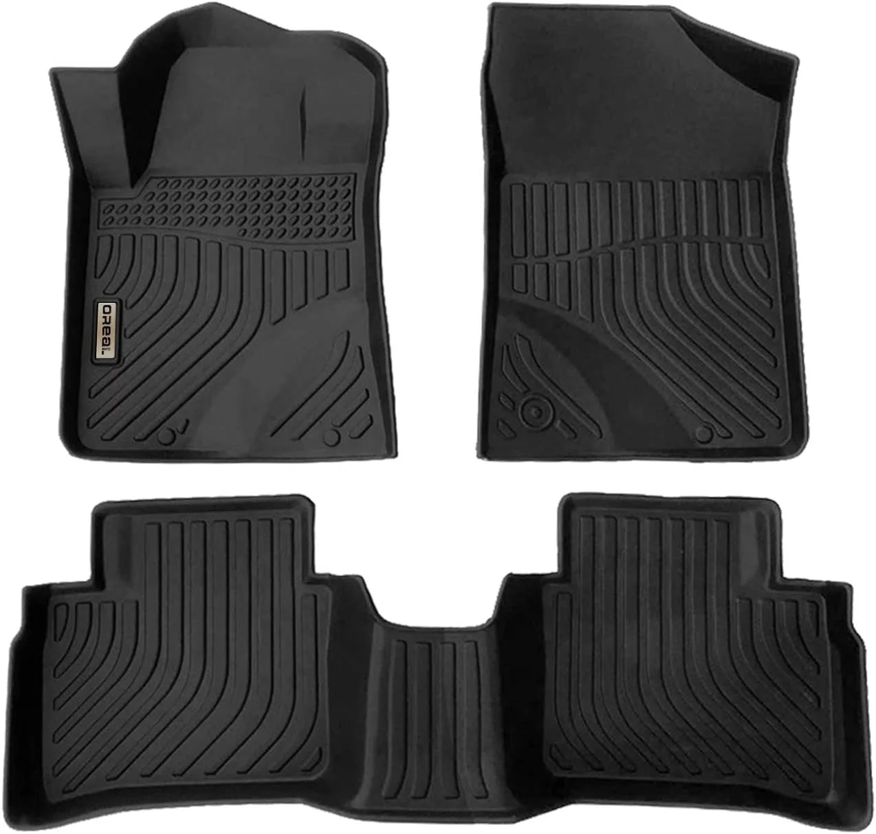 Black Floor Mats Liners Replacement for Nissan Altima 2014 2015 2016 2017 2018 Heavy Duty All Weather Guard Front and Rear Car Carpet-Custom Fit-Tough/Durable/Odorless
