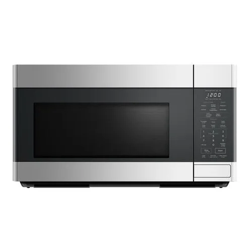 Fisher & Paykel MOH30SS1 1.8 Cu. Ft. Over-the-Range Microwave - Black/brushed stainless steel