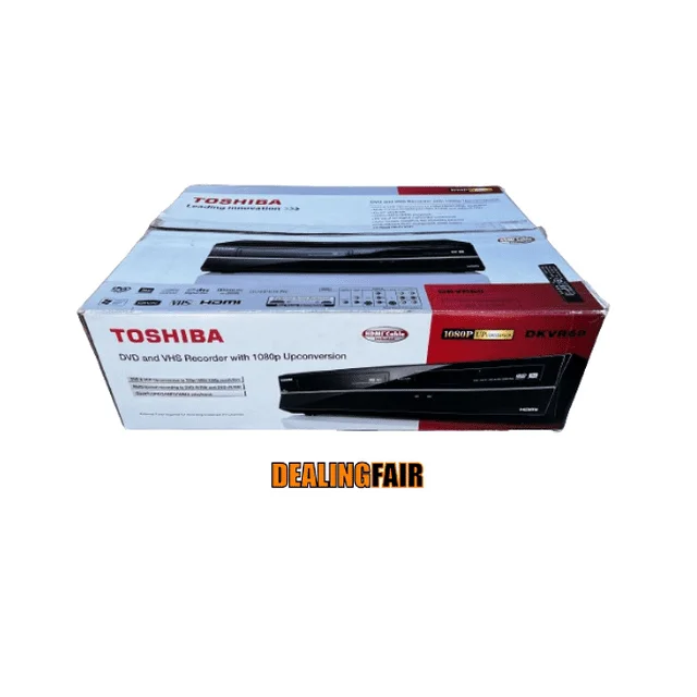 New Toshiba DKVR60 DVD/VCR Recorder Combo Player