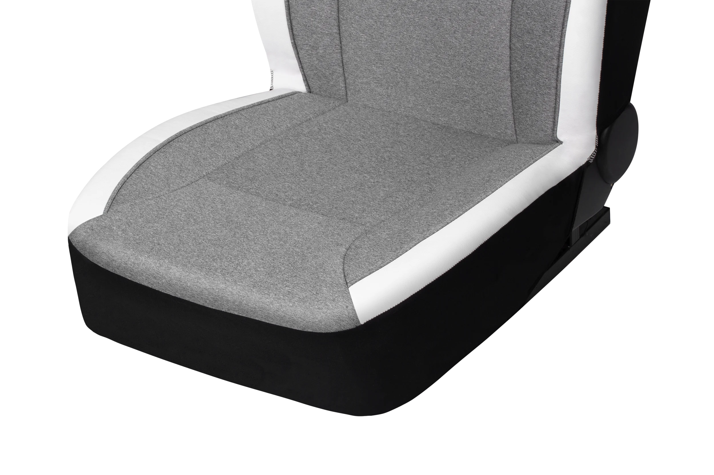 Auto Drive 2Piece Electric Vehicle & Car Seat Cover Polyester White - Universal Fit, 23SC85