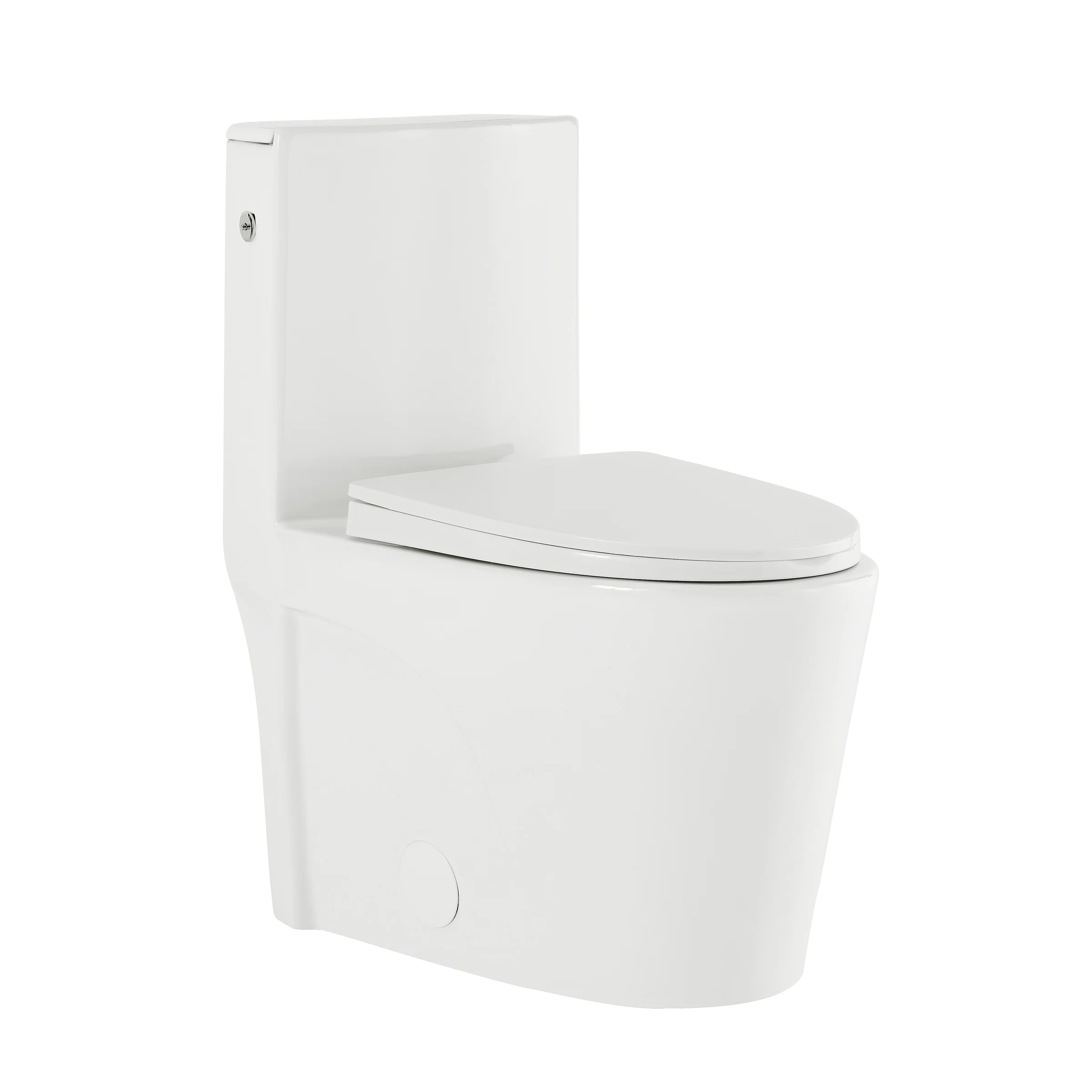 Angers One-Piece Elongated Toilet, Touchless 1.1/1.6 gpf