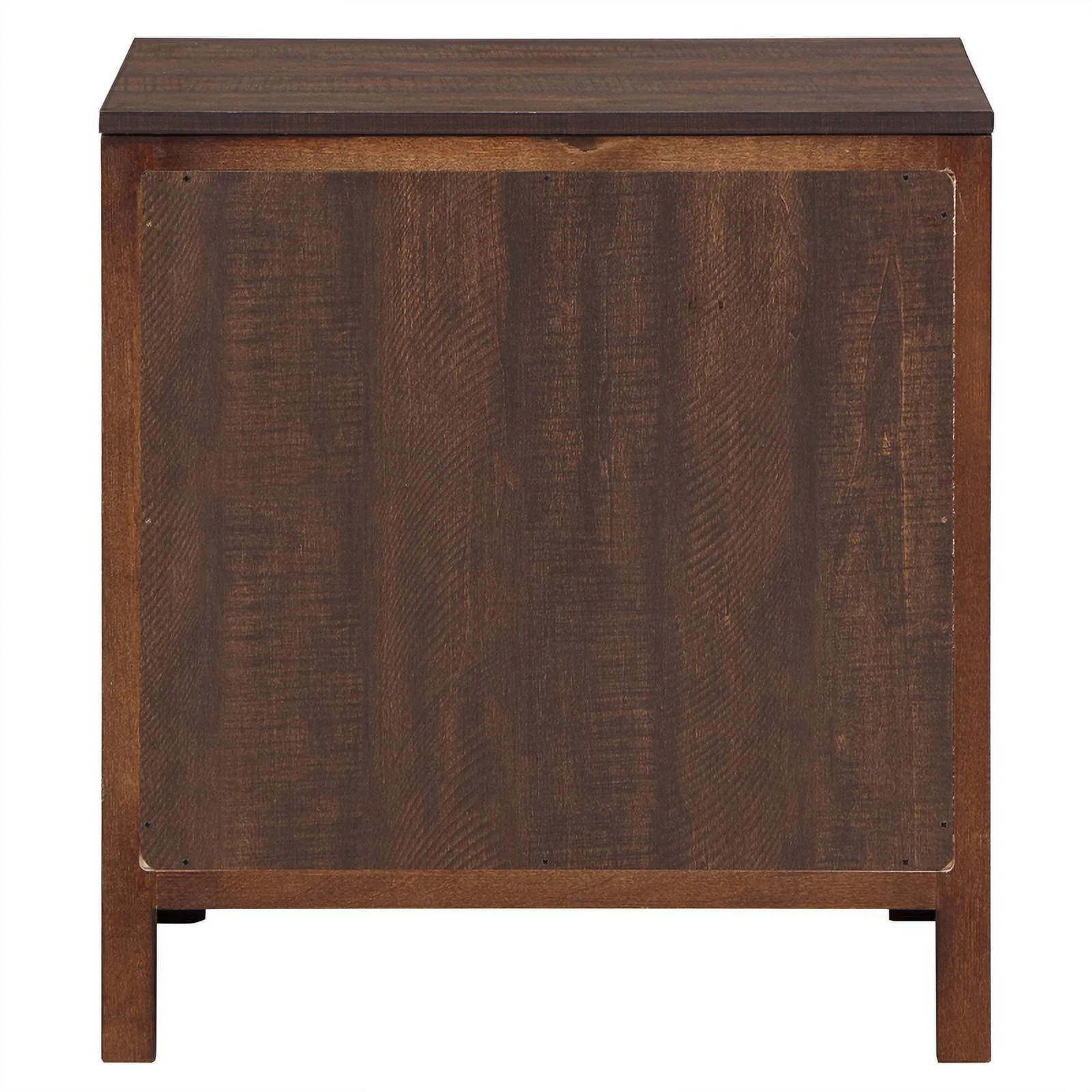 Home Square 3-Piece Set with 2 Nightstands and 5-Drawer Chest in Walnut